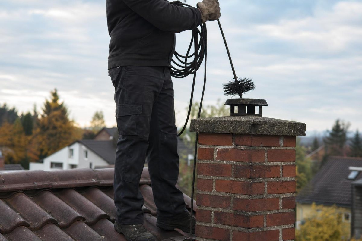 Stock photo: On the roof